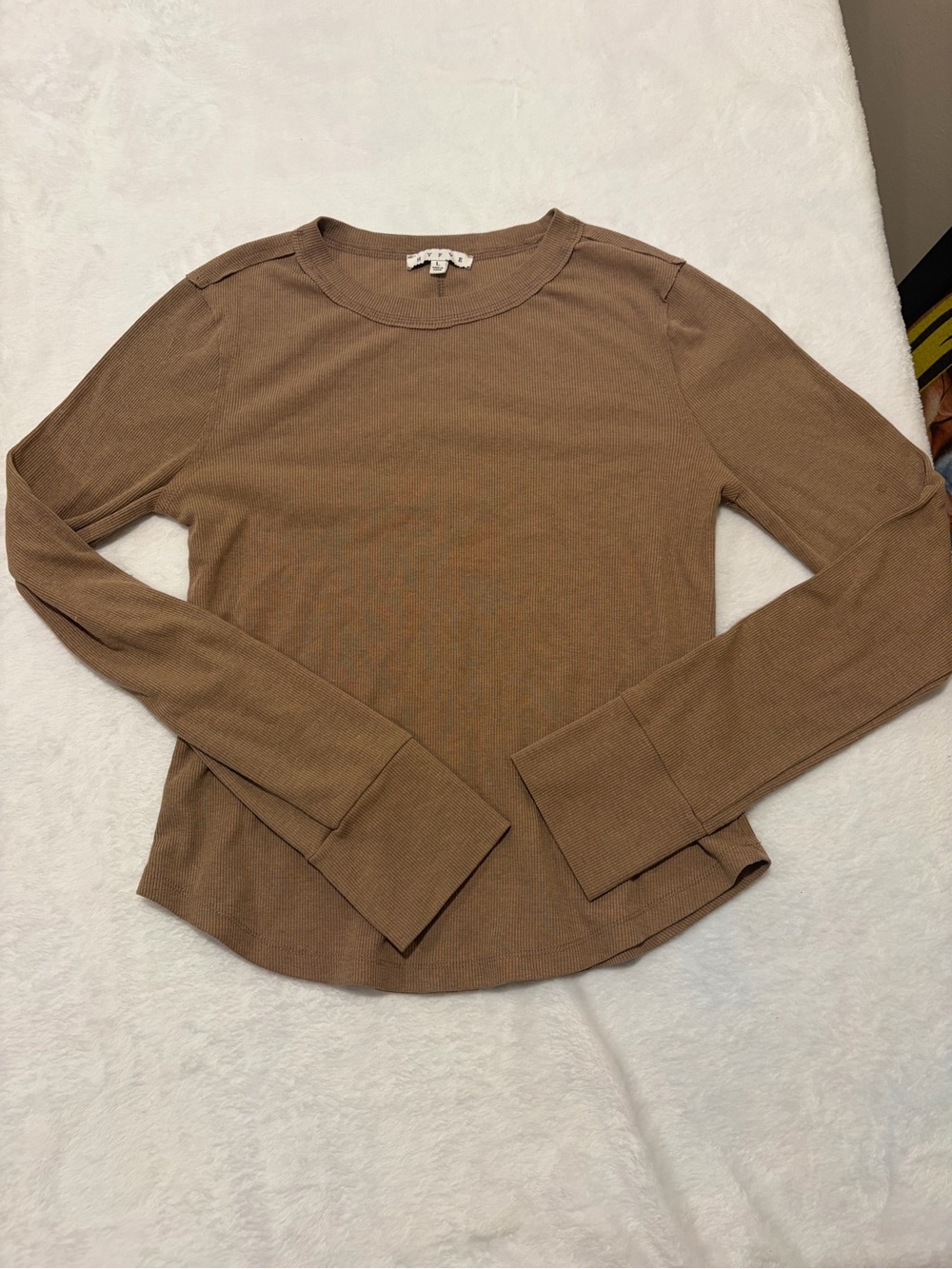 HYFVE Ribbed Long Sleeve Top - Size Large